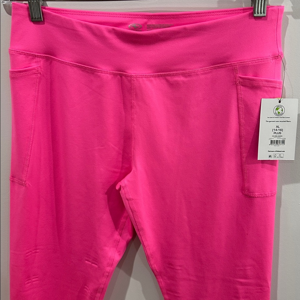 Athletic Works Girls Active Leggings with UPF 30 Size XL (14-16 Plus ) - Picture 2 of 7